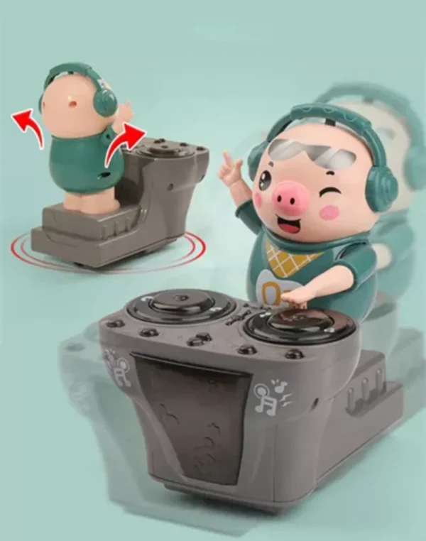 Cerdito DJ juguete para bebé