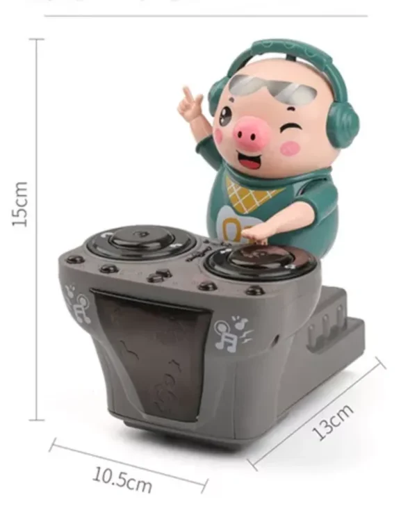 Cerdito DJ juguete para bebé