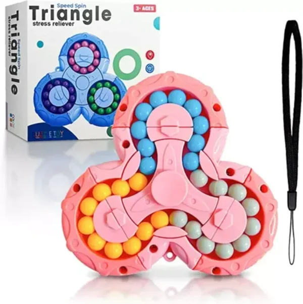 Spinner Triangle Rosado frijoles magicos