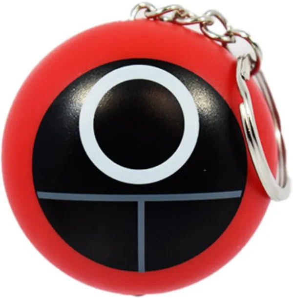 Capa 54 Llavero Circular Juego del Calamar con Luz y Sonido