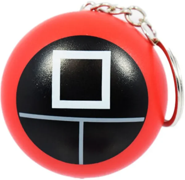 Capa 56 Llavero Circular Juego del Calamar con Luz y Sonido