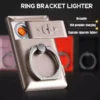 Anillo para celular con encendedor electrico