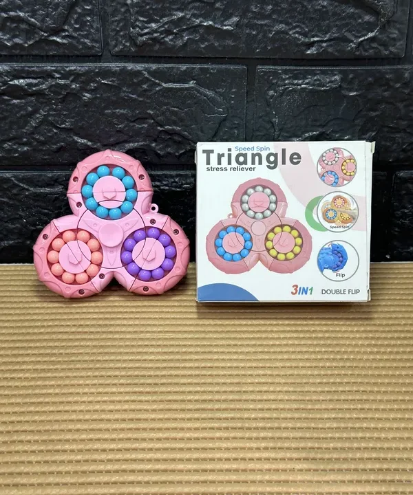 Spinner Triangle Rosado frijoles magicos