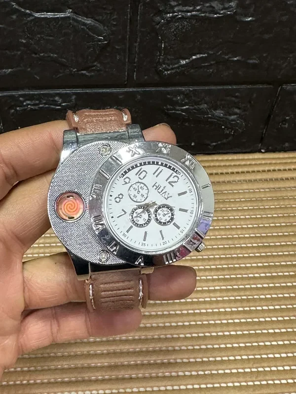Reloj Encendedor Recargable con Cable USB