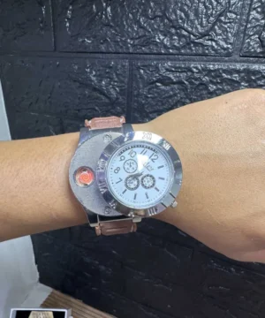 Reloj Encendedor Recargable con Cable USB