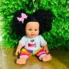 asdfadfsdfsdf Muñeca Afro de 30 cm con certificado de nacimiento