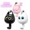 Gatos gancheros decorativos x3