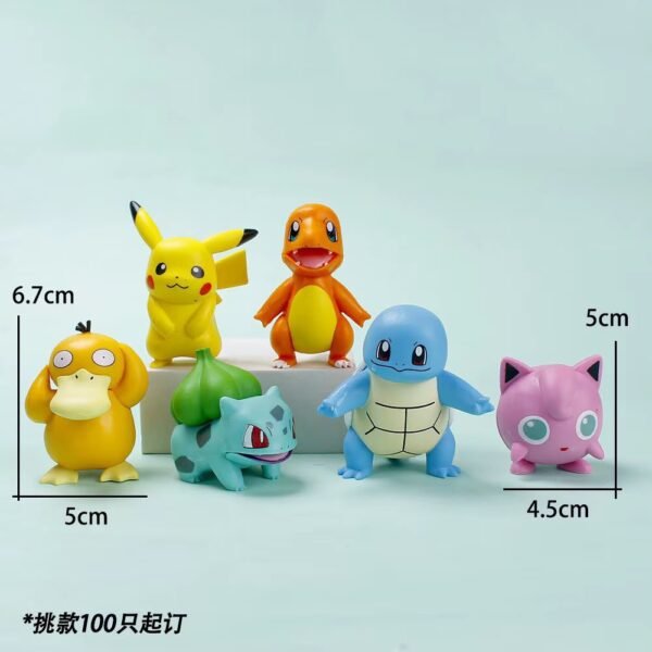Colección Pokémon x6 Figuras
